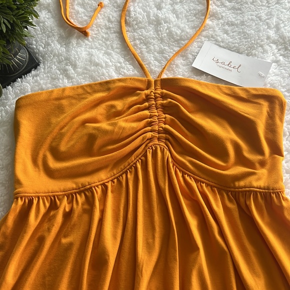 New! Isabel Maternity Halter Babydoll top - Picture 2 of 2